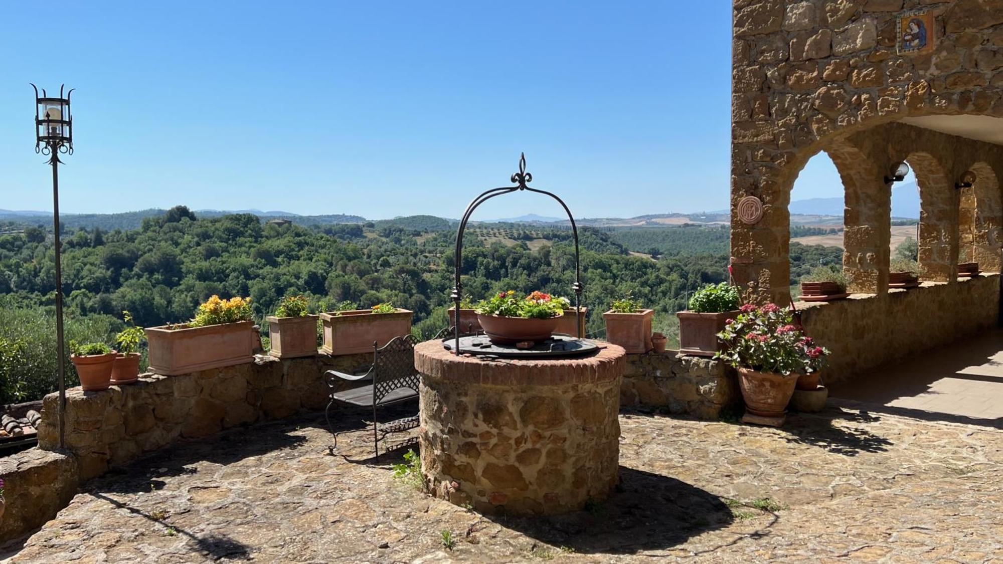 La Chiusa Dei Monaci Castelmuzio Eksteriør billede