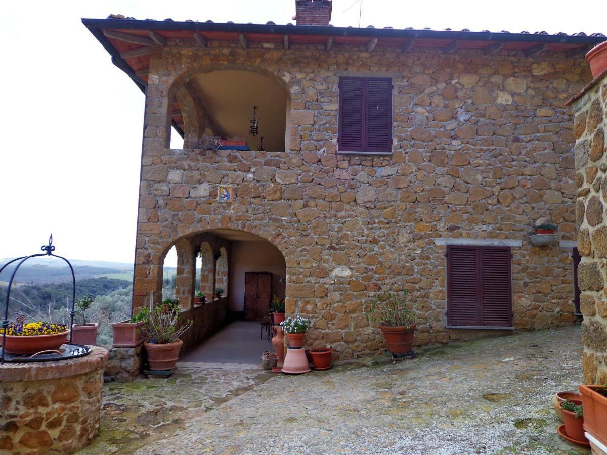 La Chiusa Dei Monaci Castelmuzio Eksteriør billede