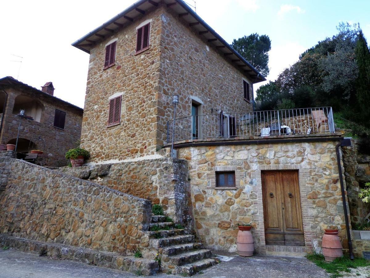 La Chiusa Dei Monaci Castelmuzio Eksteriør billede