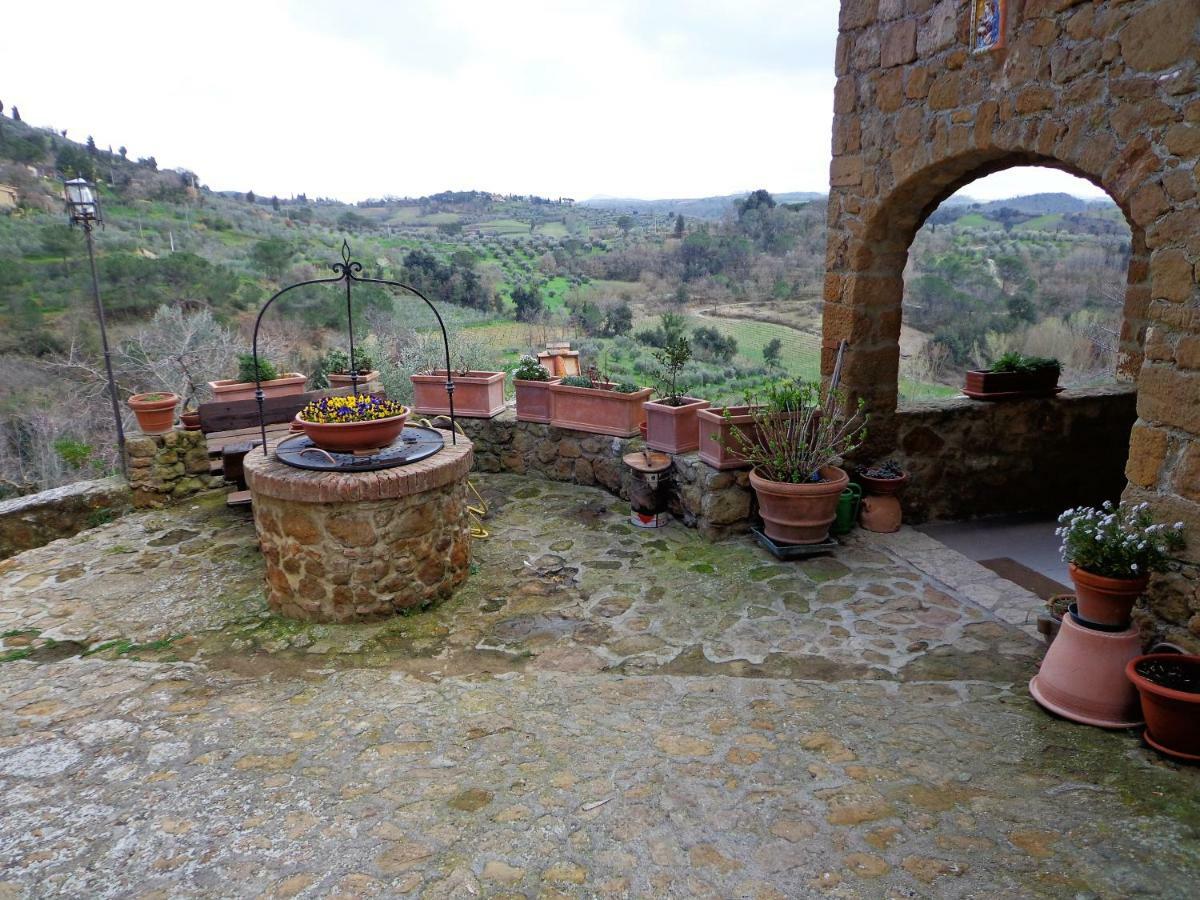 La Chiusa Dei Monaci Castelmuzio Eksteriør billede