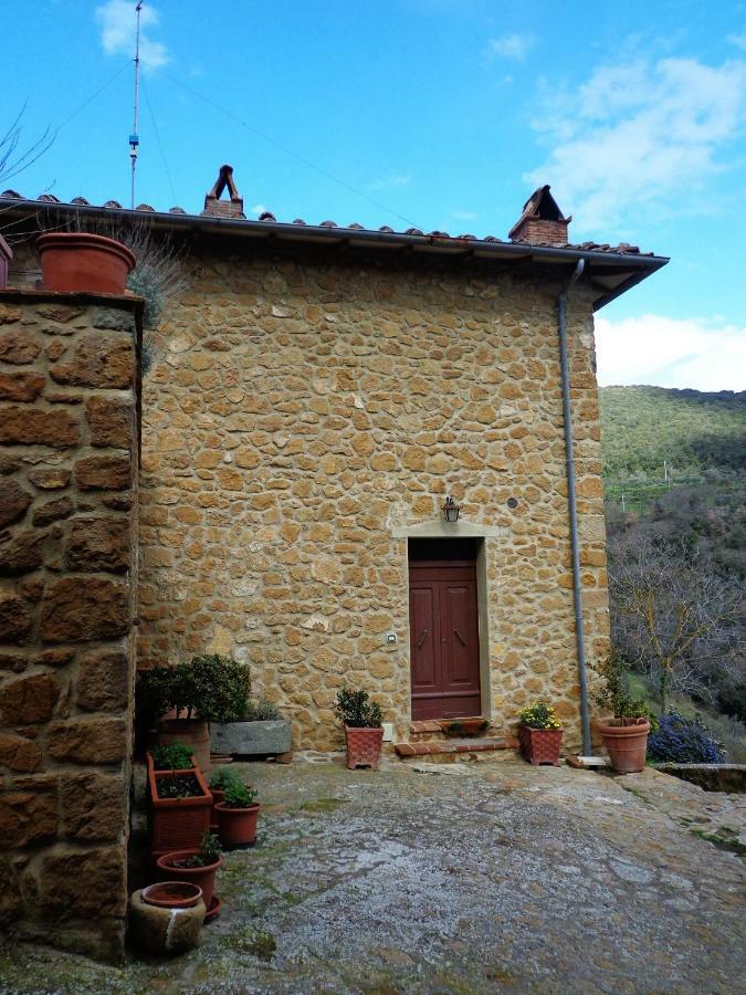 La Chiusa Dei Monaci Castelmuzio Eksteriør billede