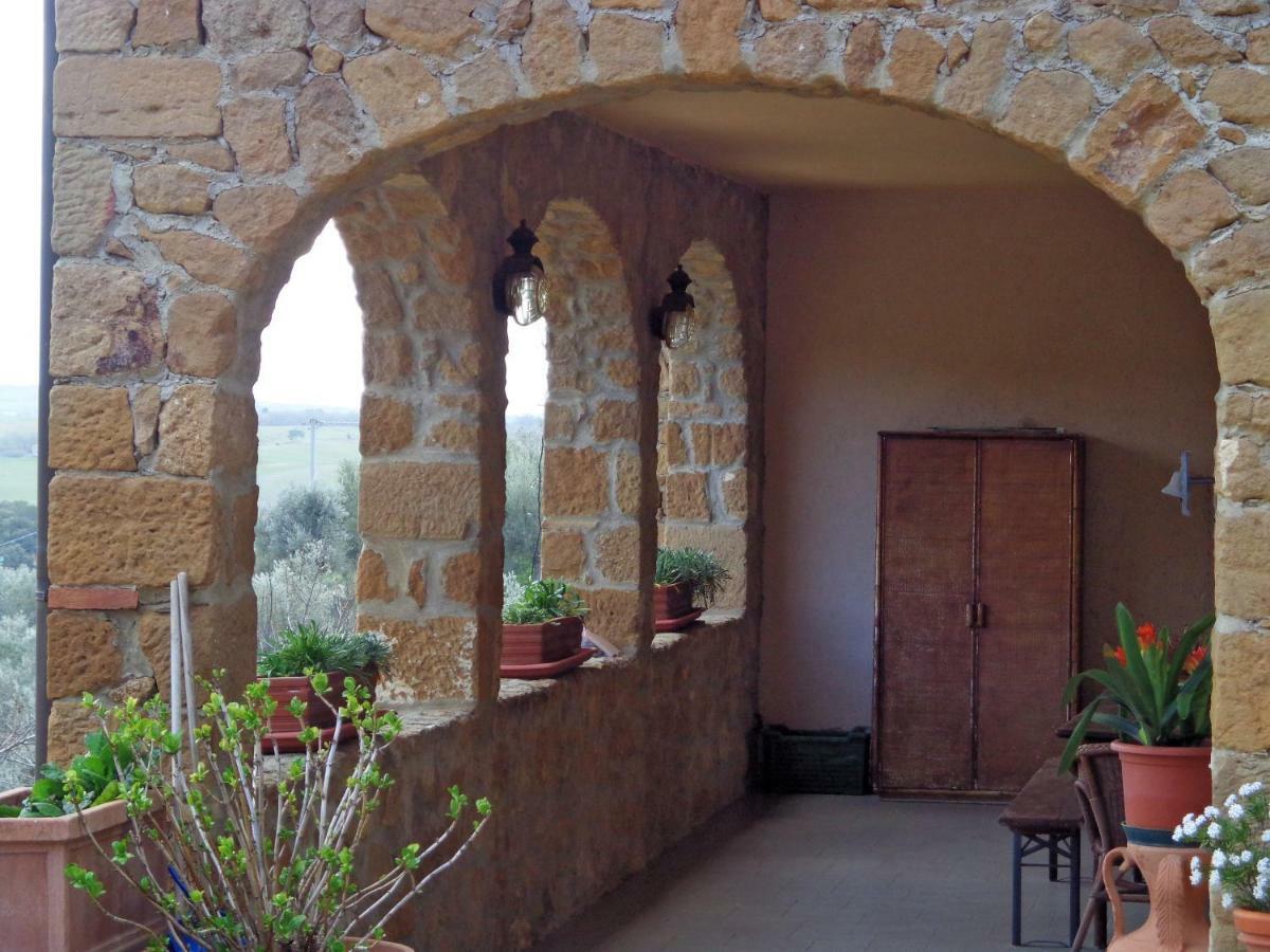 La Chiusa Dei Monaci Castelmuzio Eksteriør billede